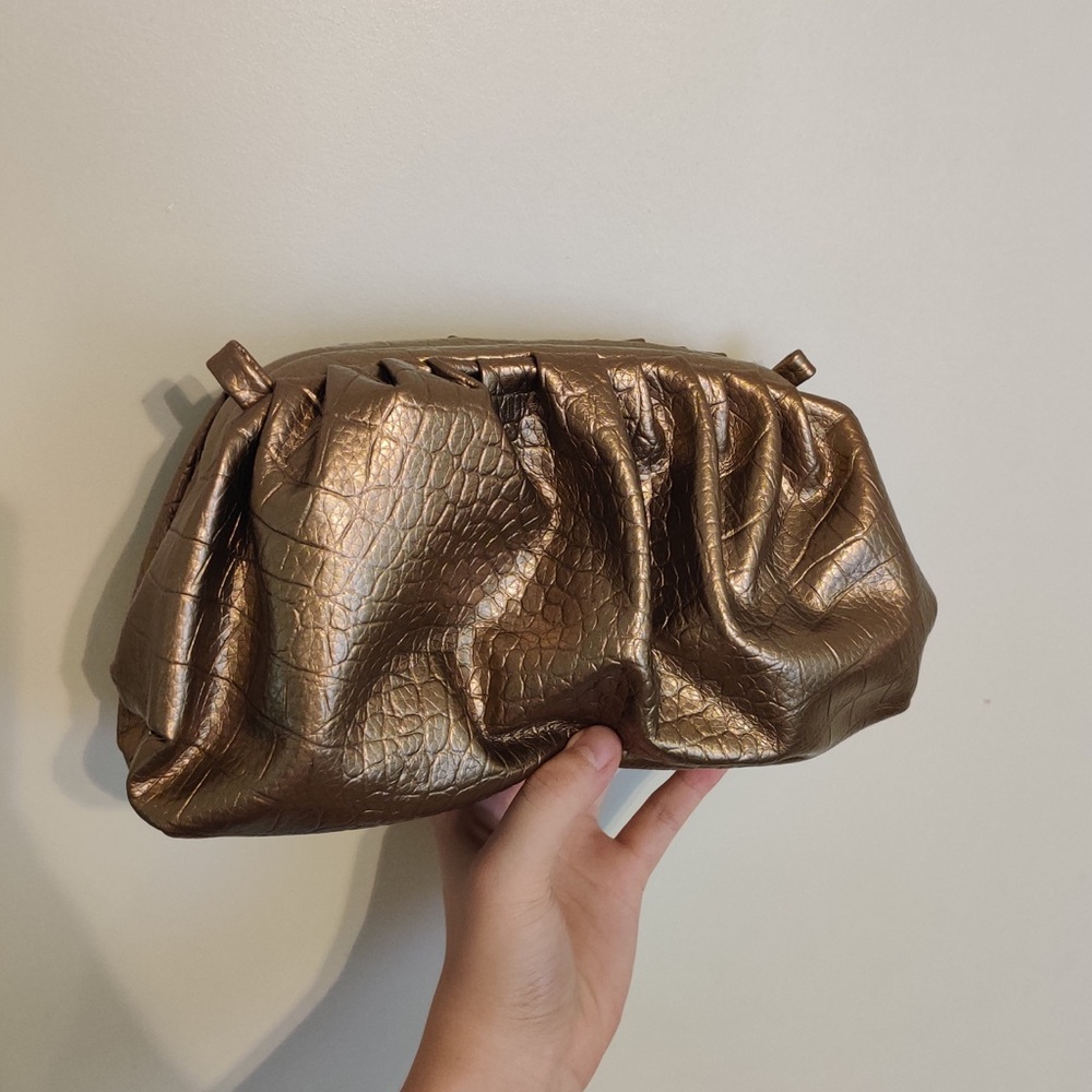 SOLD Bottega Veneta style Cloud pouch clutch